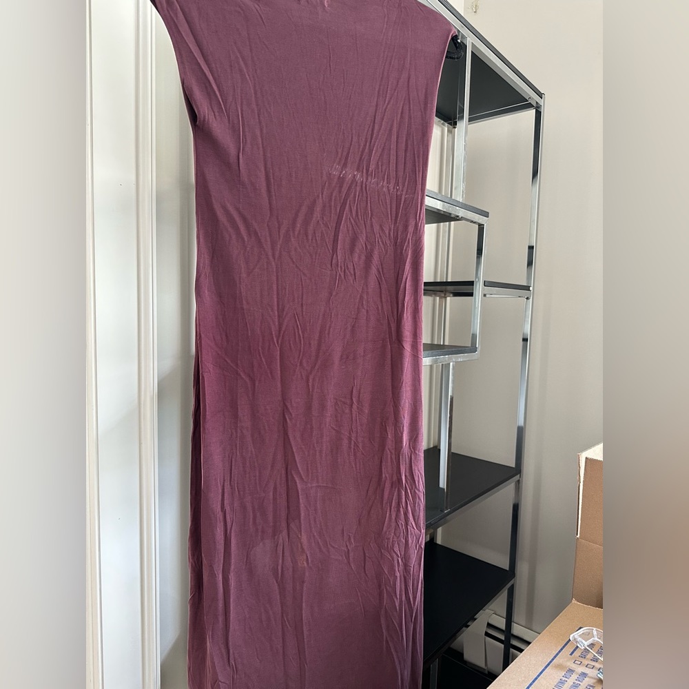 Silence and noise asymmetrical dress